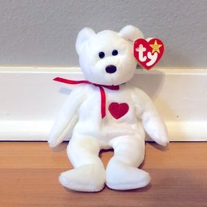 Ty Beanie Baby Valentino tag erros